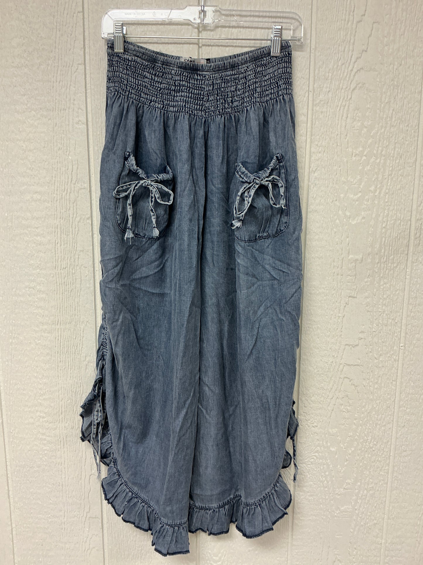 CHAMBRAY BLOOMER PANT W/PKT (OLS-4932