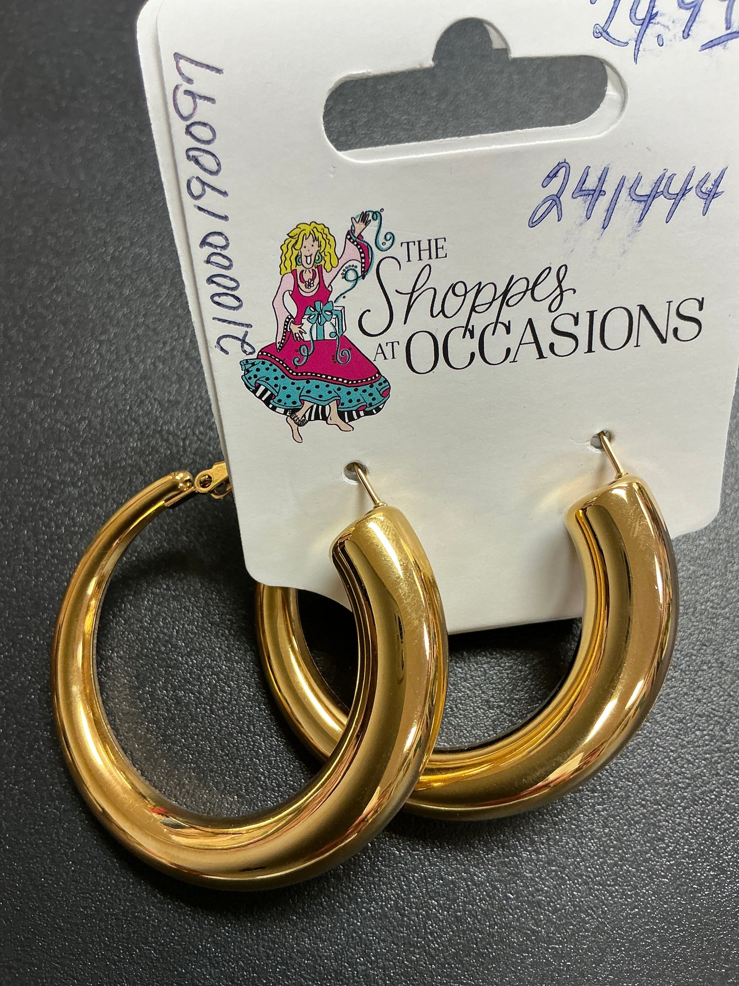 EARRINGS - SILVER or GOLD HOOP