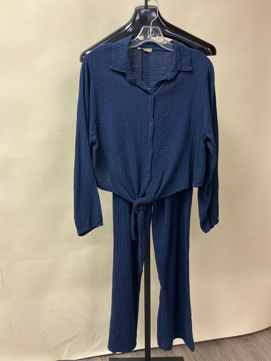 WAFFLE COTTON PANT SET (FT5737