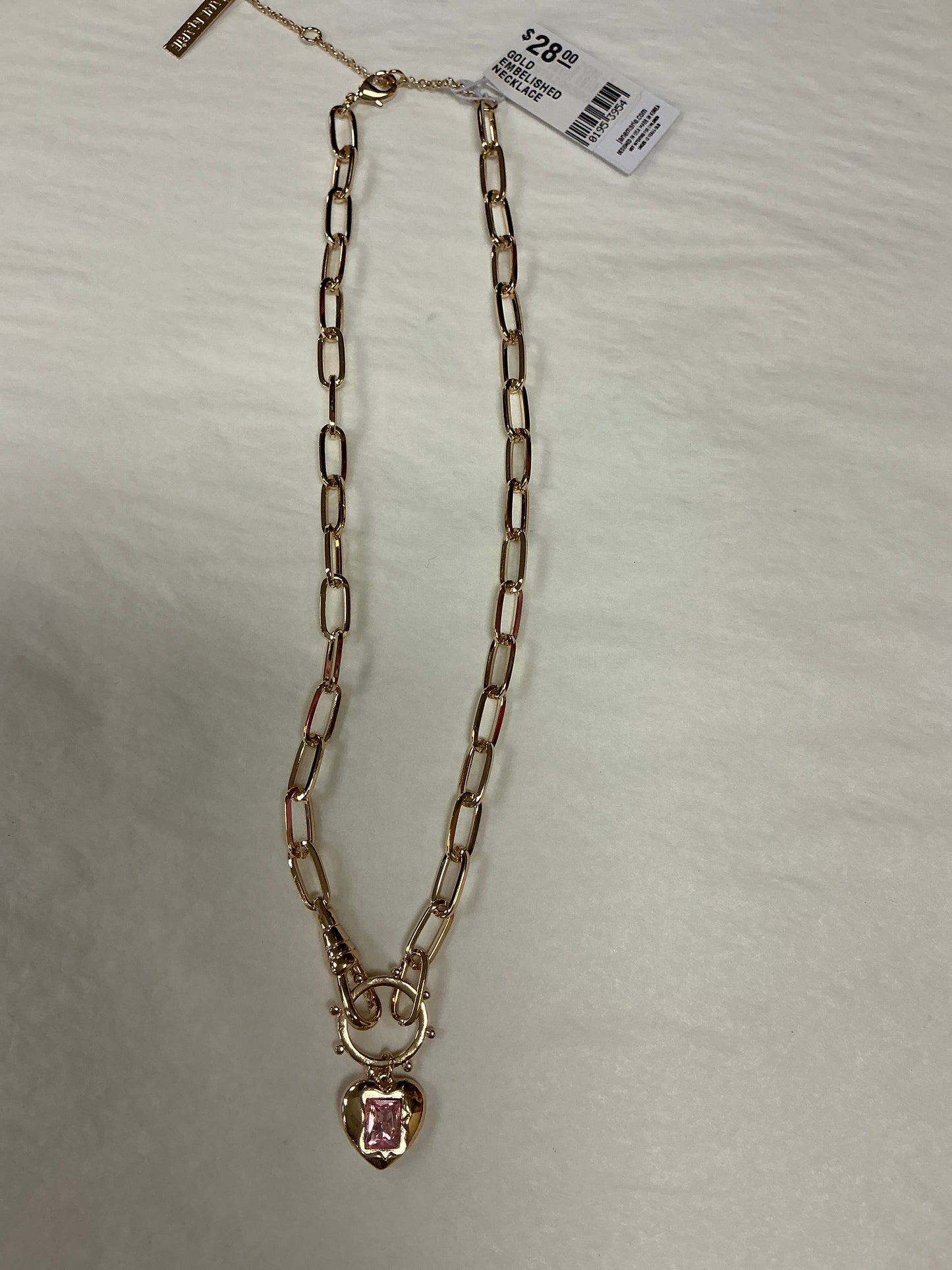 GOLD EMBELISHED NECKLACE
