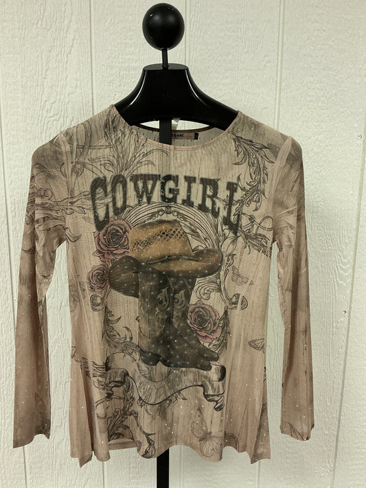 COWGIRL MESH TOP(4847TP