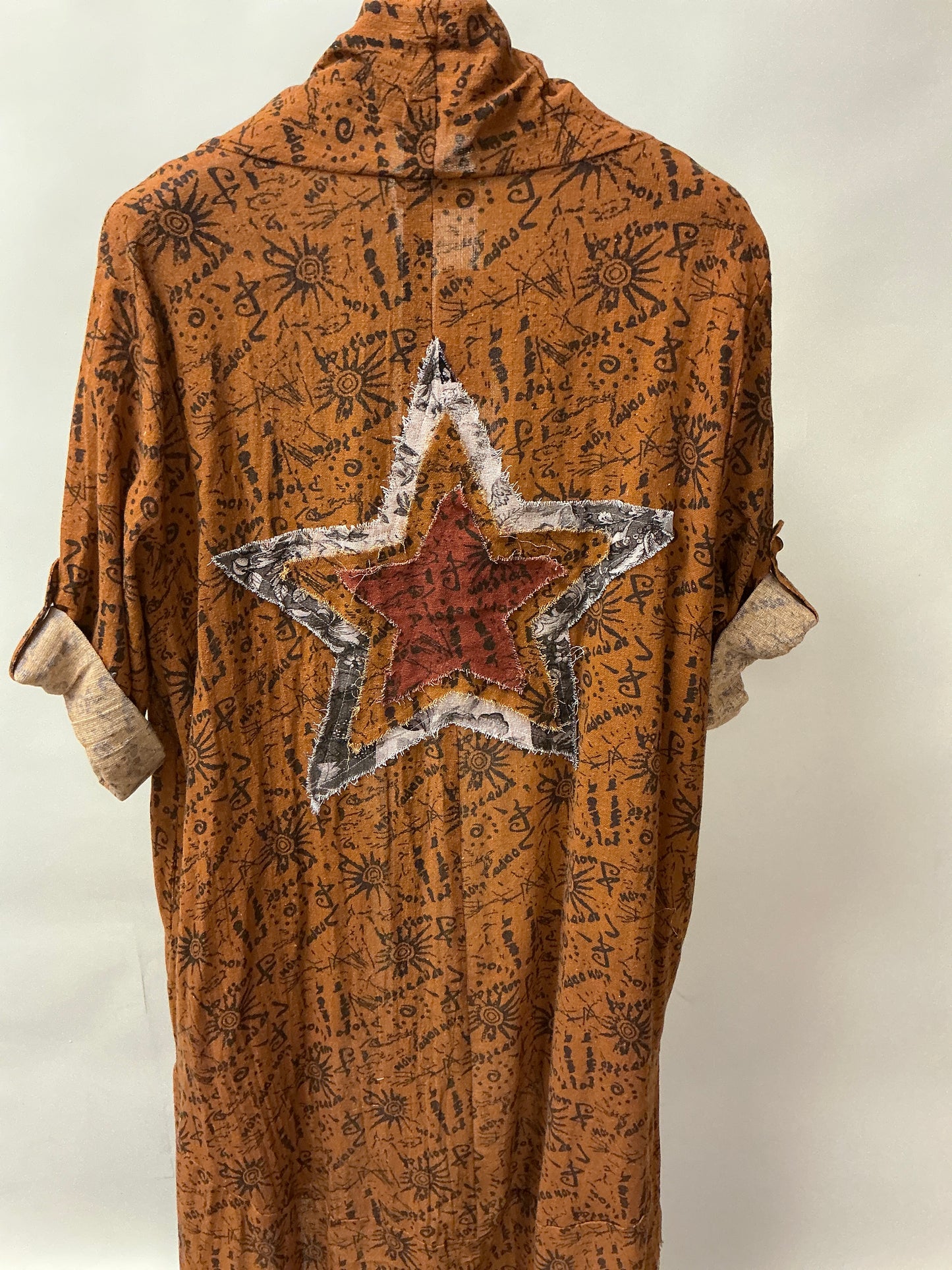 DUSTER SUNPRINT W/STAR (7320G