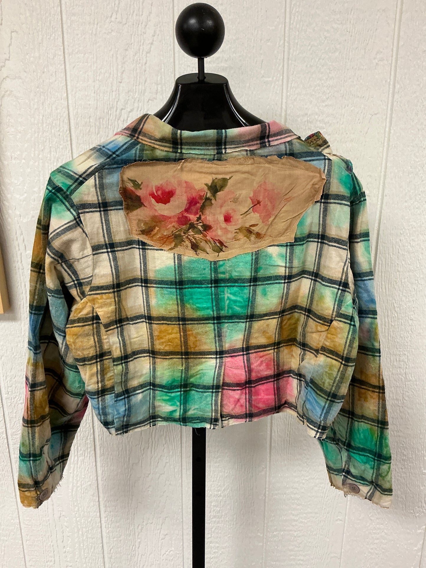 ROSE PLAID SHORT JKT (08663