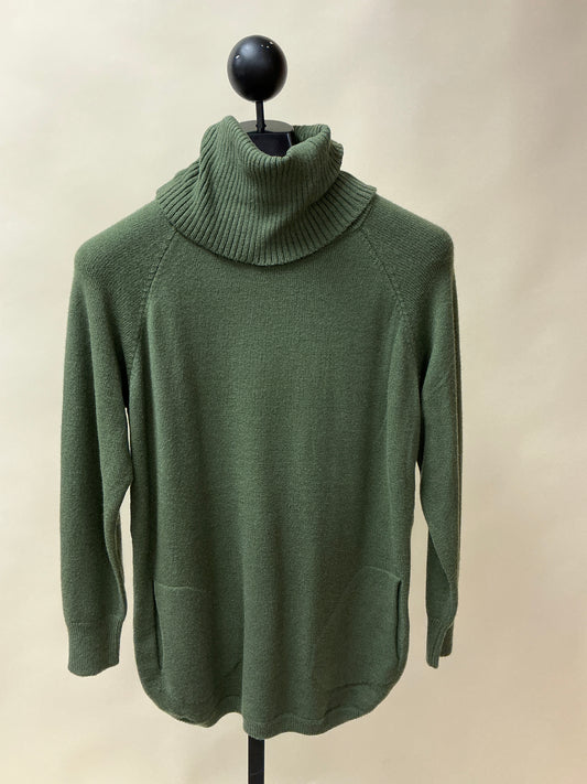 OLIVE SIDE VENT SWEAT(7088N