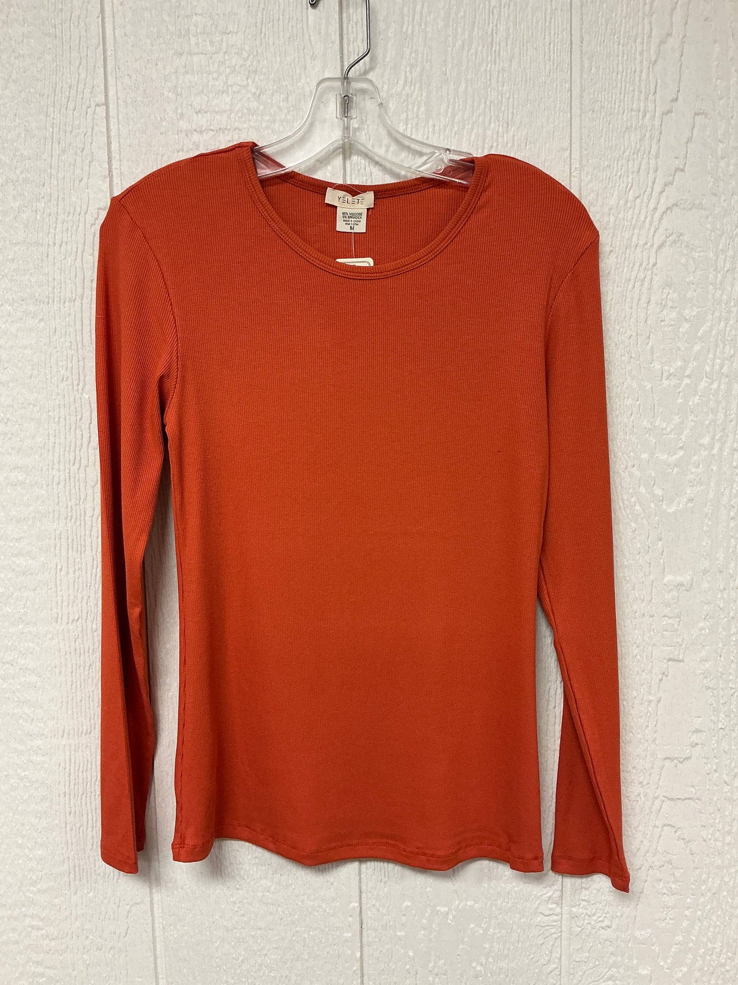 COMFORT RIBBED LNG SLV TOP(TP2736