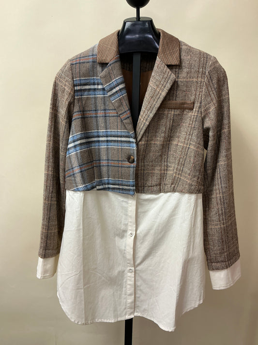 LATTE MIXED BLAZER (60291)