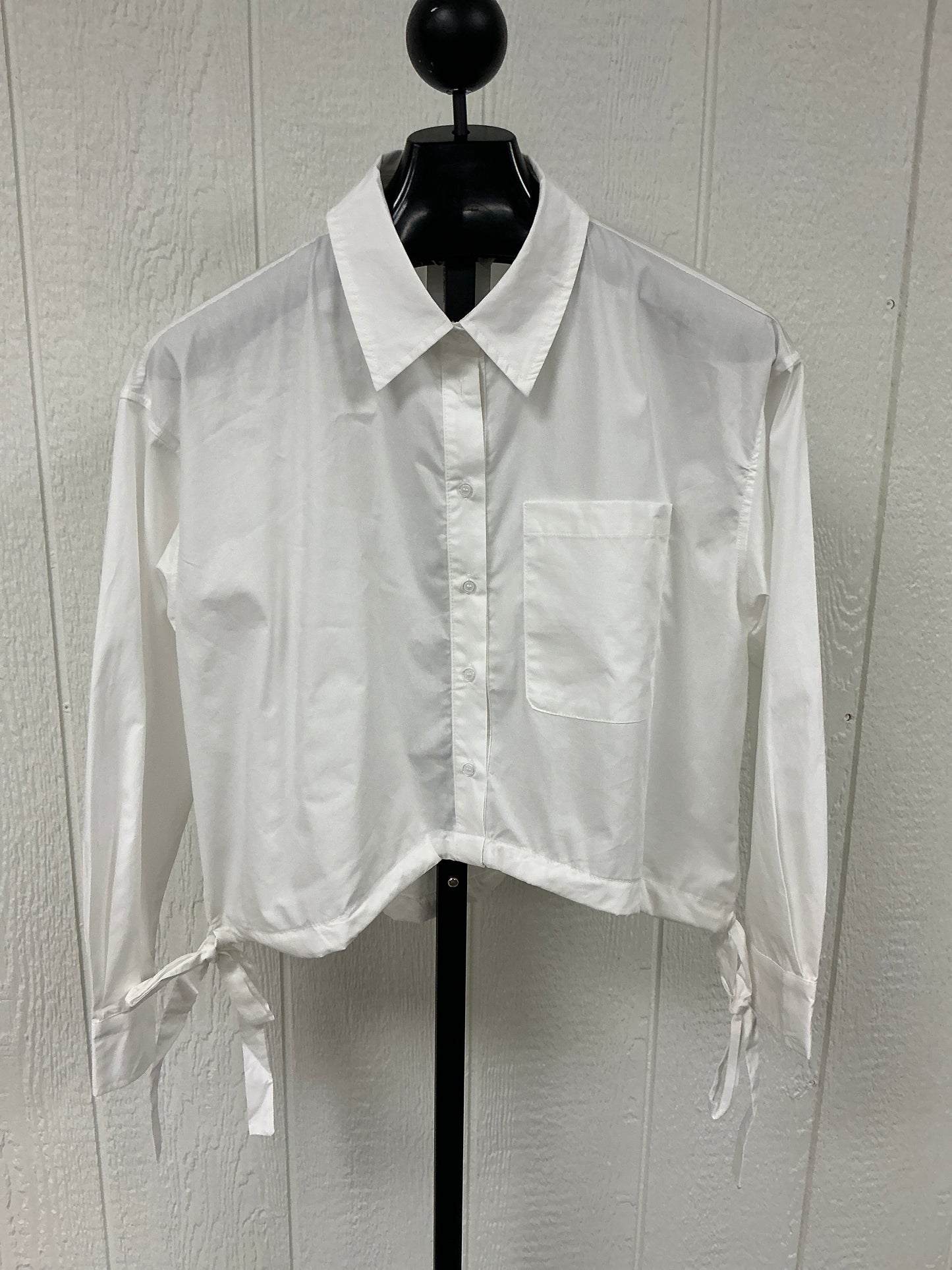 DRAWSTRING POPLIN SHIRT(JOT1048