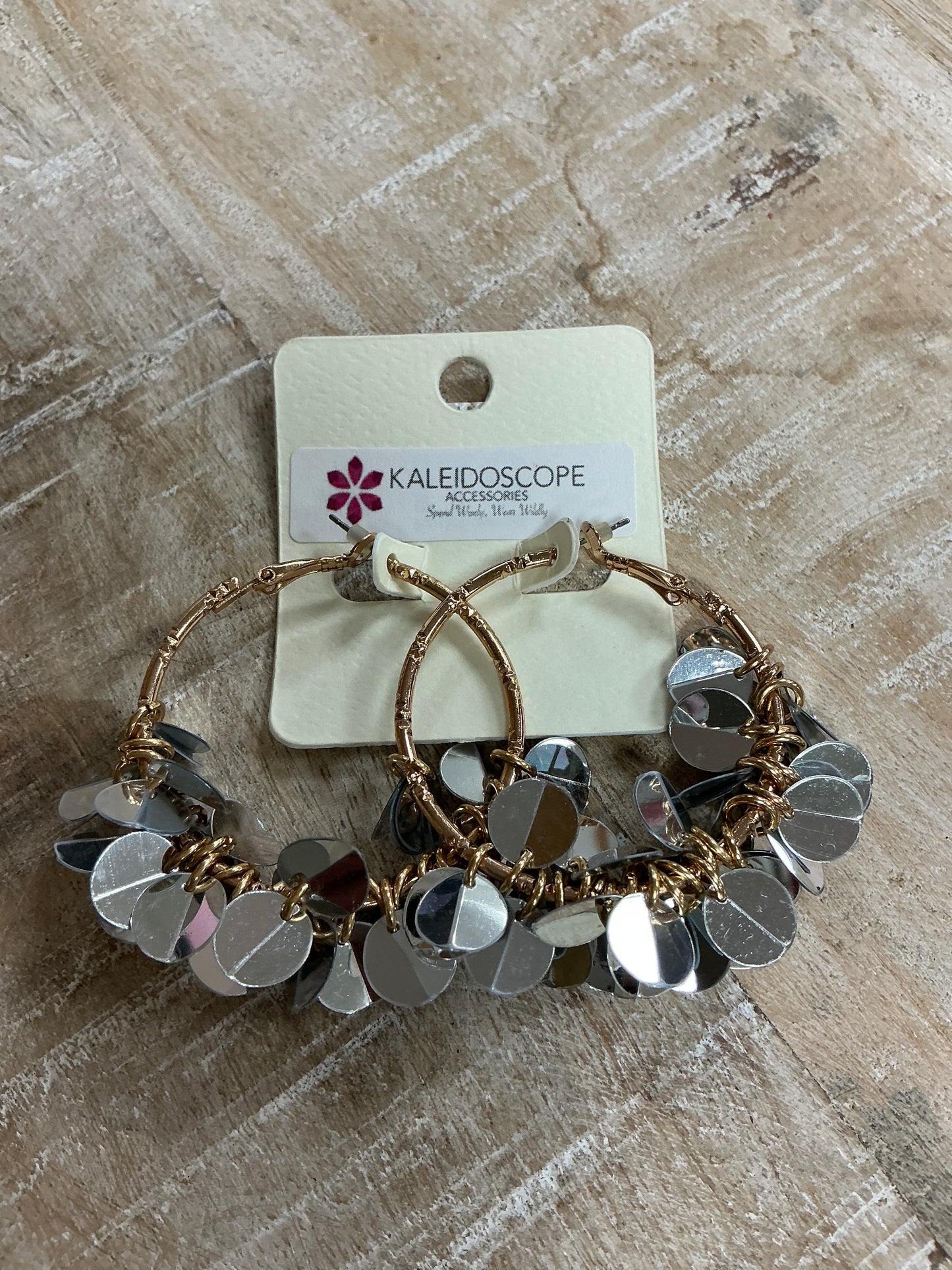 TASSEL HOOP EARRINGS