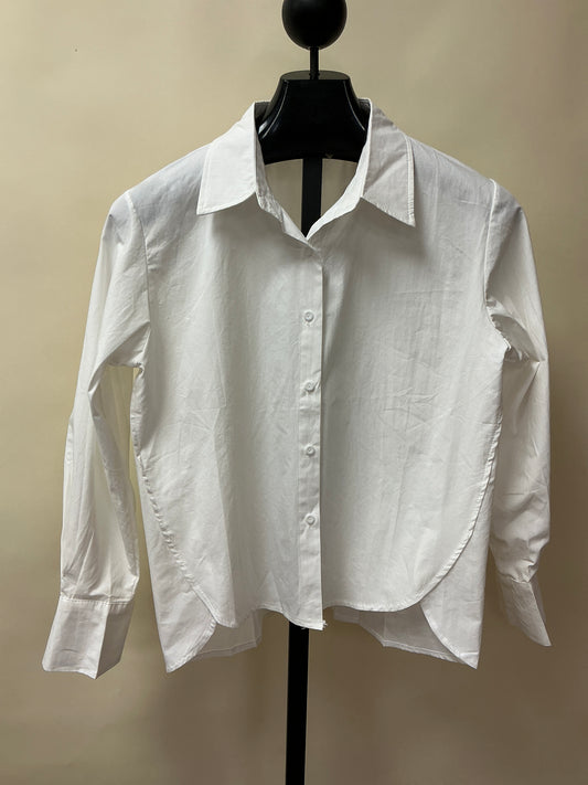 LONG SLV WHITE SHIRT