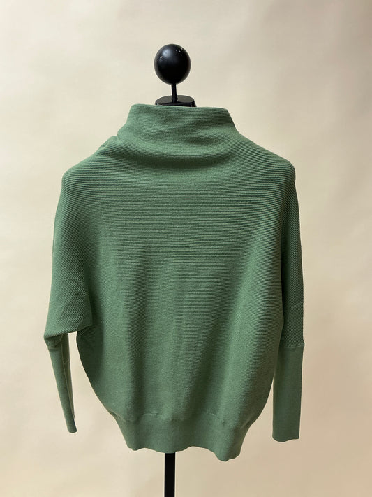 DOLMAN SLV SLOUCH MOCK NECK P/OVER