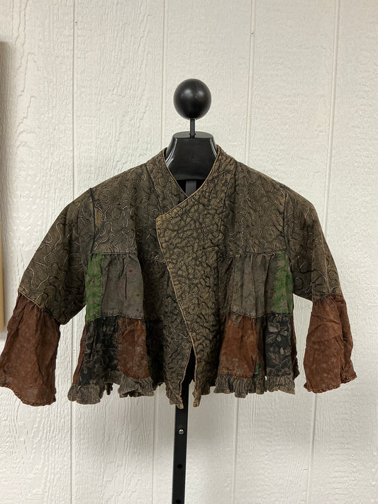 MAXI PATCHWORK JACKET(TP4315