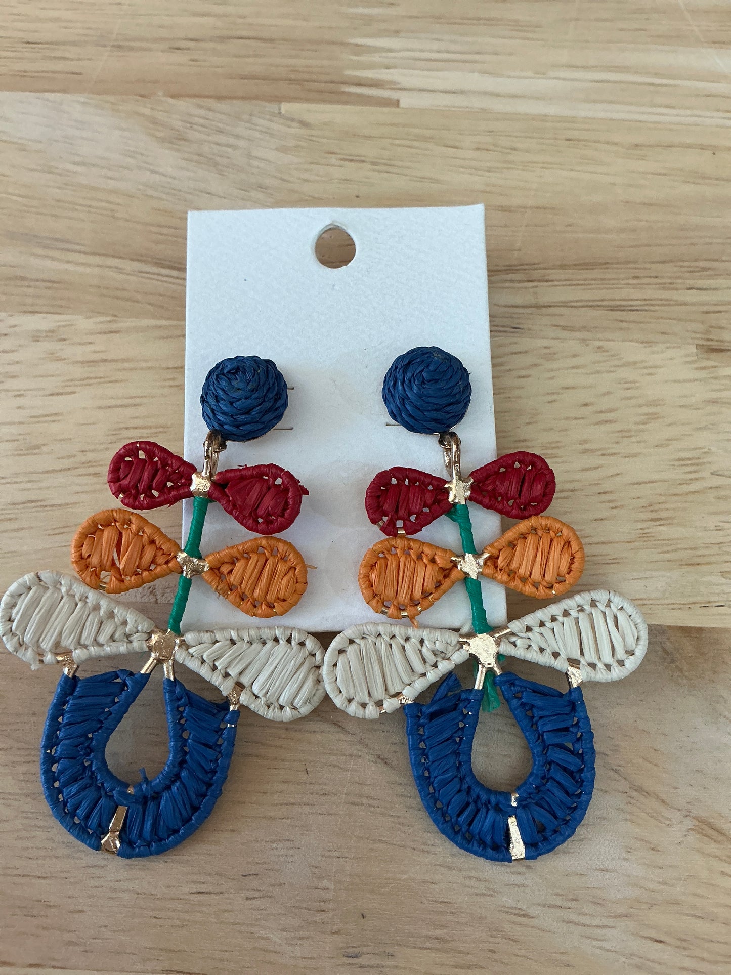 MULTICOLOR FLOWERPOT EARRING