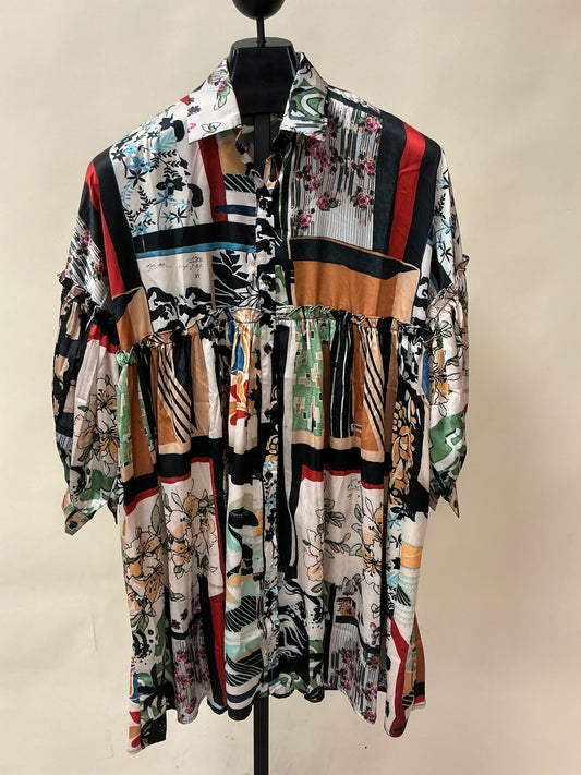ABSTRACT/PATTERN DRESS (LC3060