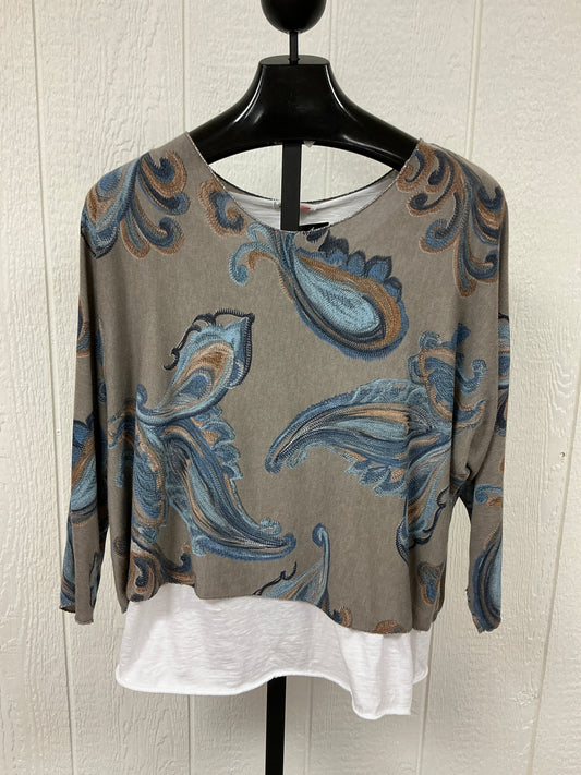 KNIT TOP W/UNDER SHIRT