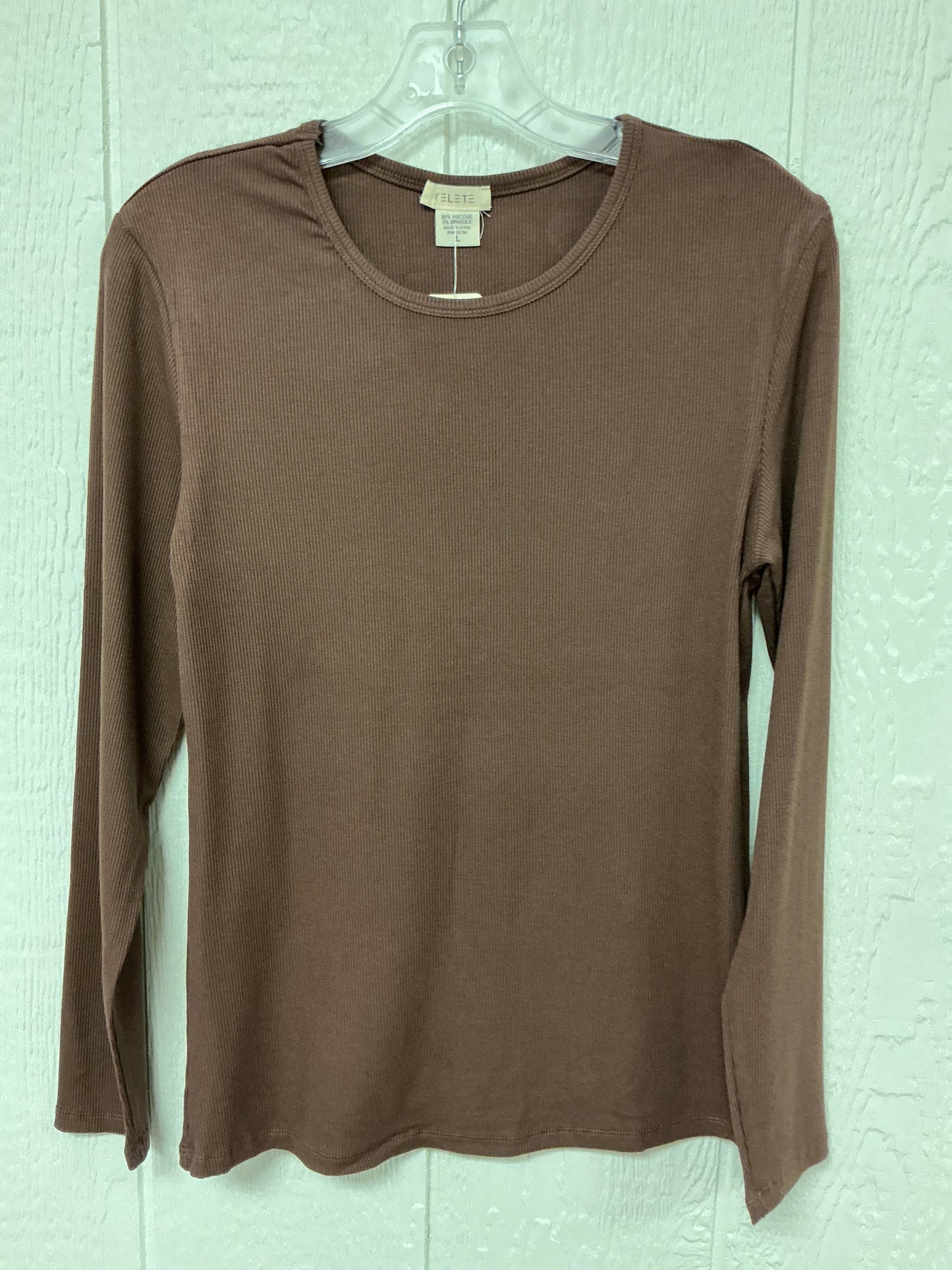 COMFORT RIBBED LNG SLV TOP(TP2736