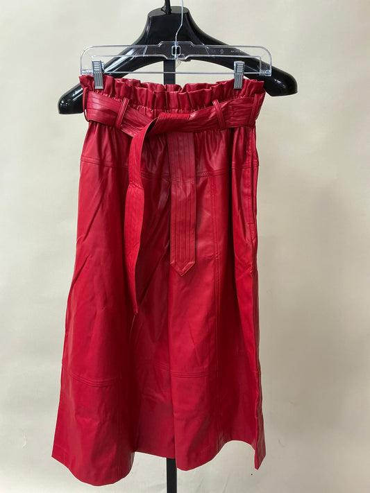 FAUX LEATHER GOUCHO PANT