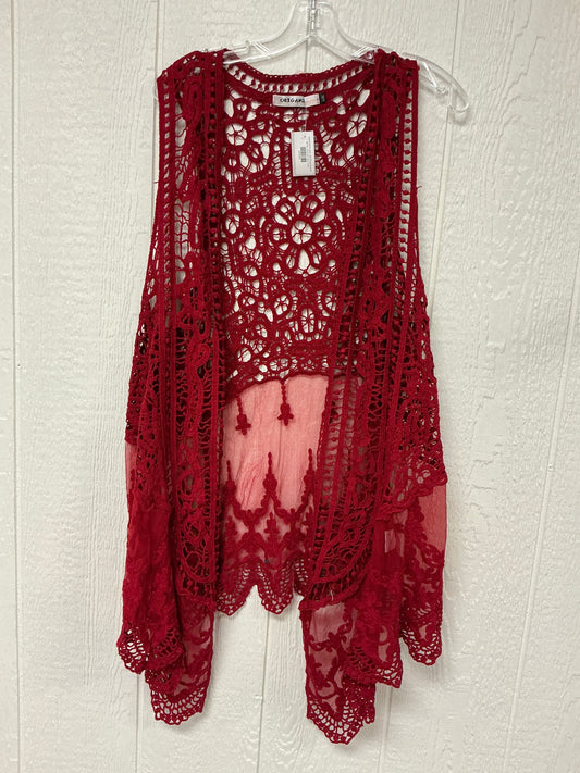 CROCHET/LACE VEST(OLS-4421