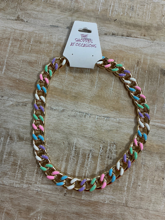 MULTICOLOR/GOLD NCK