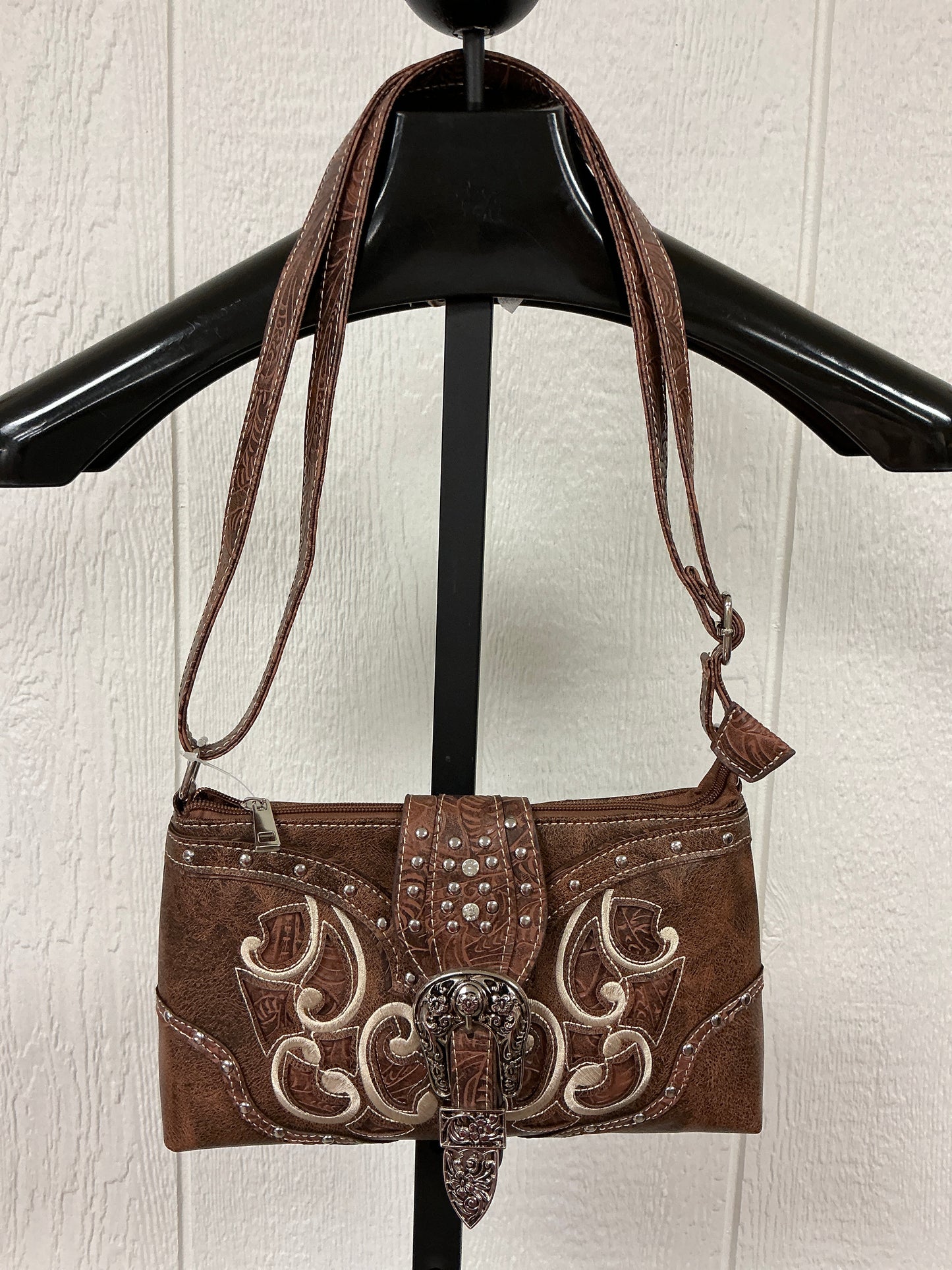 FLOWER BUCKLE CROSSBODY