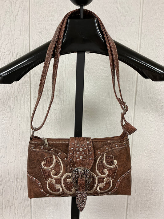 FLOWER BUCKLE CROSSBODY