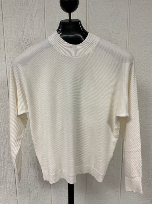FINE GAUGE MOCK NCK SWEATER