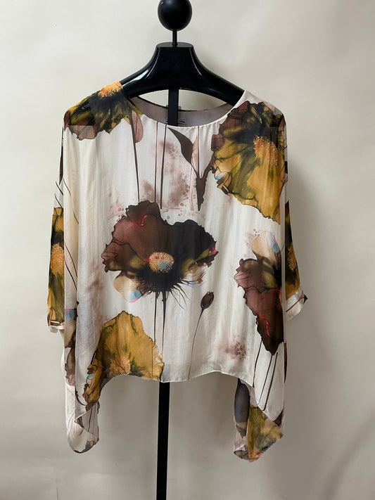 PRINT SILK TOP