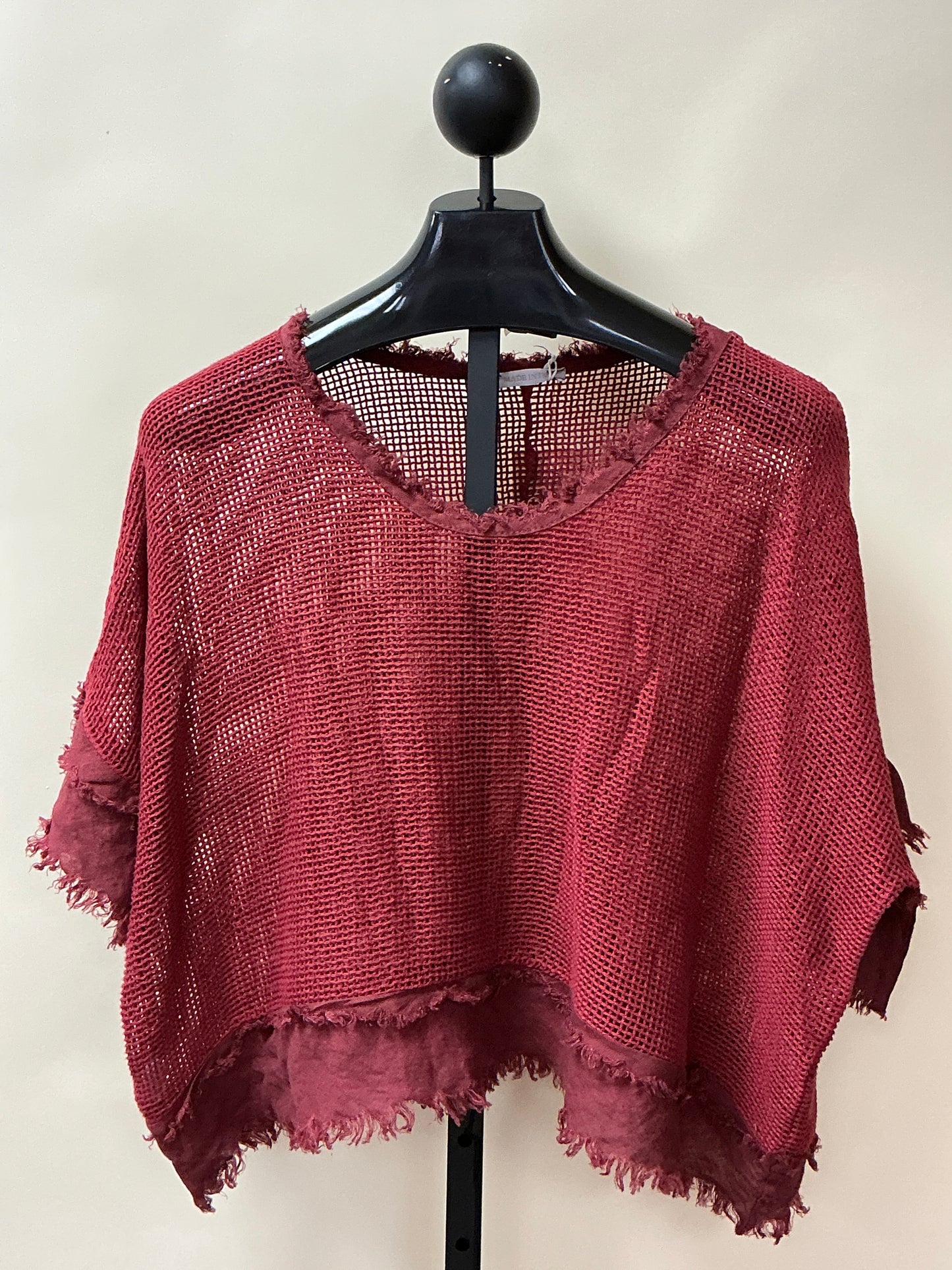 FISHNETLINEN TOP