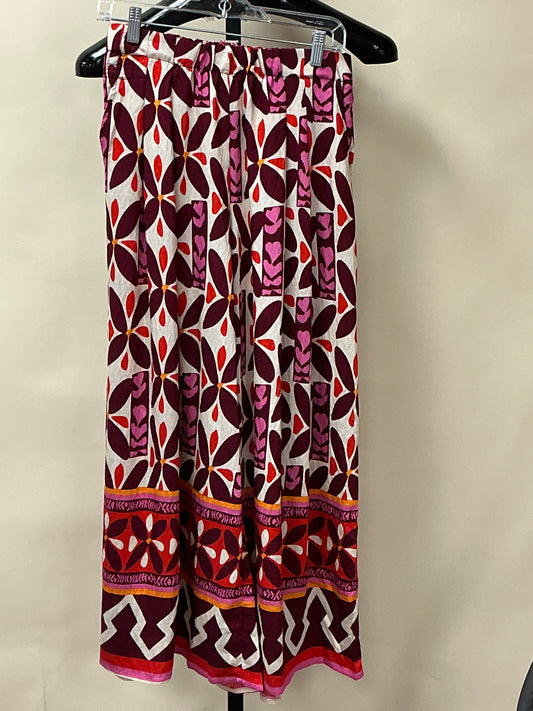 BURGUNDY MIX PANTS
