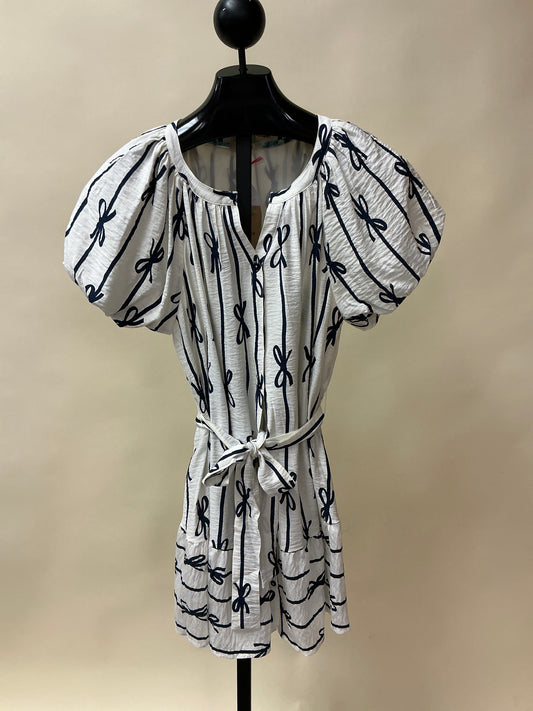 NAUTICAL CHARM WAIST TIE DRESS-PP