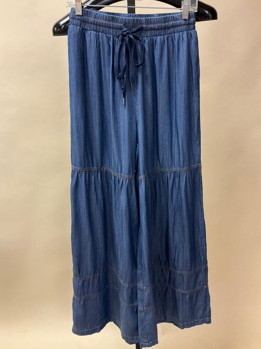 WASHED DARK CHAMBREY PANTS