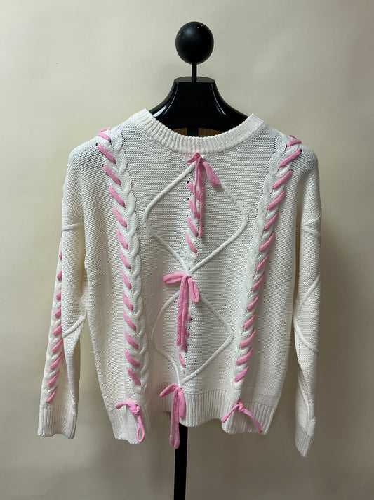 WOVEN CHUNKY SWEATER (LSW0884