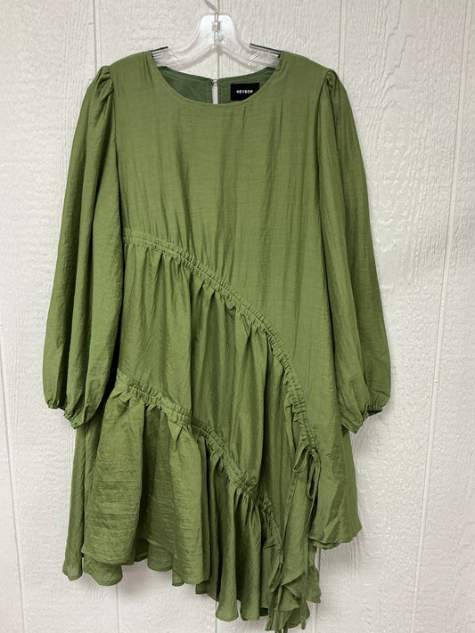 ASYMMETRIC DRAWSTRING DRESS