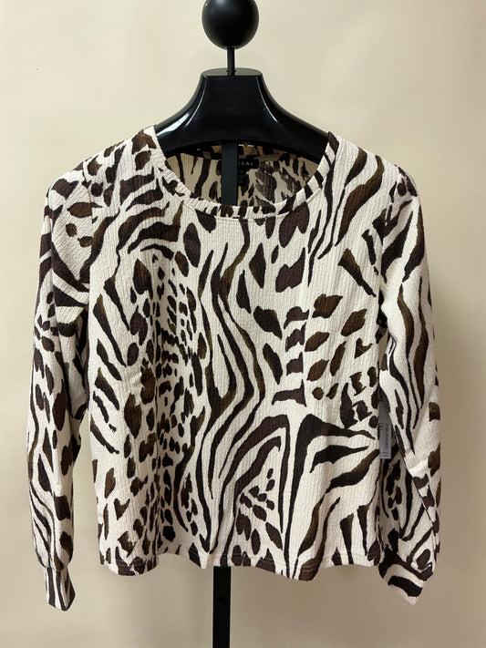 WALNUT PRINT TOP (0933