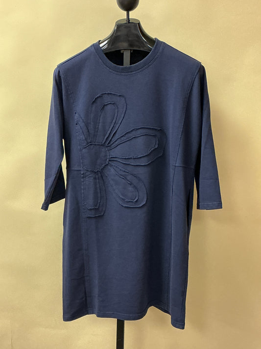 3/4 SLV FLOWER DRESS
