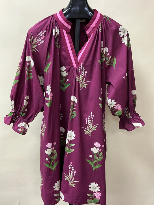 PLUM MIX DRESS (C5344