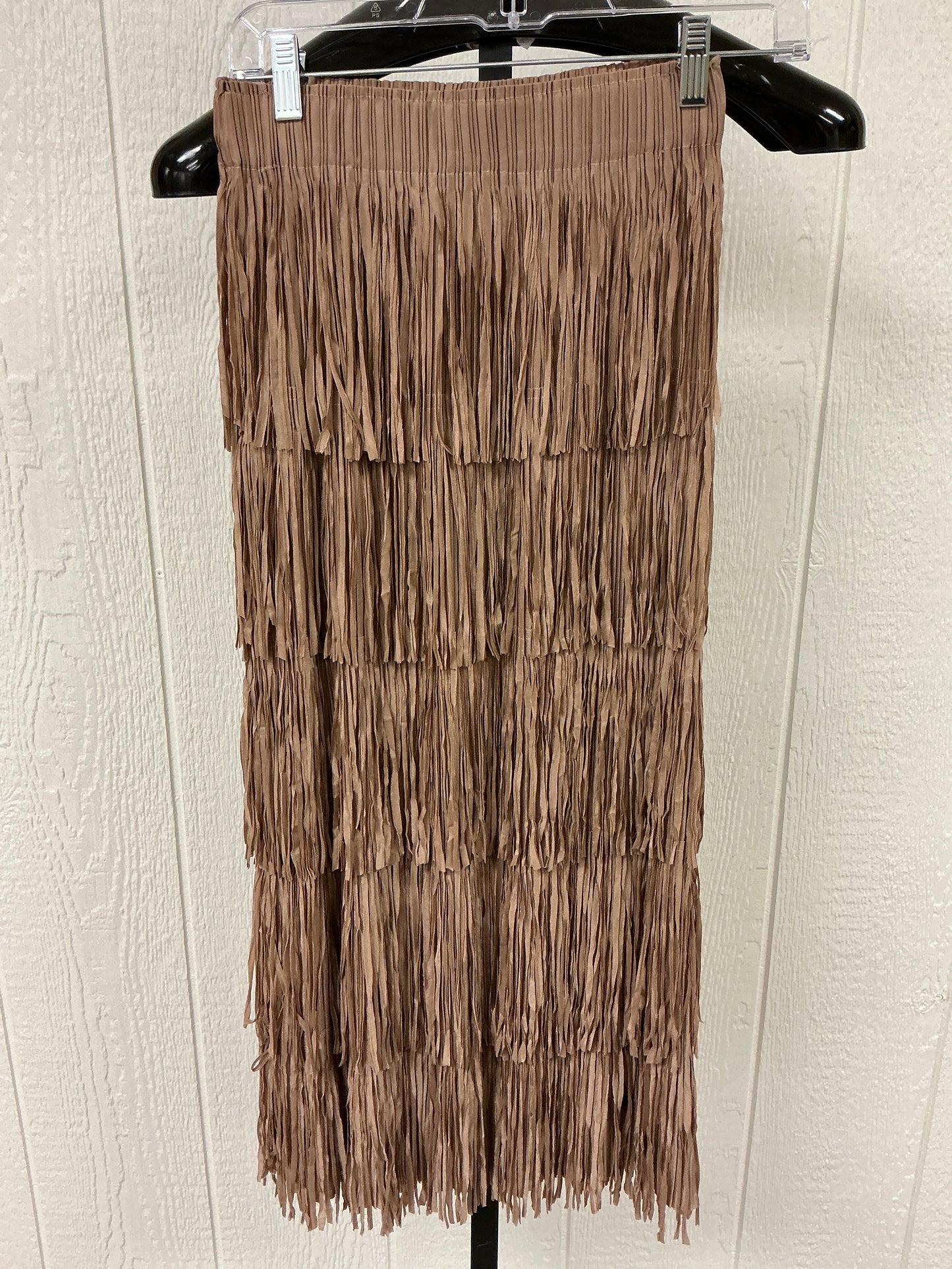 POLY FRINGE SKIRT