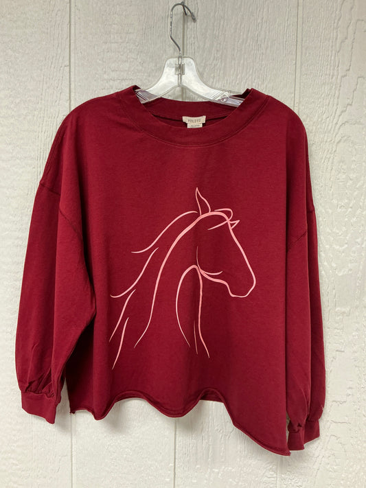 SPIRITED HORSE GRAPHIC TOP