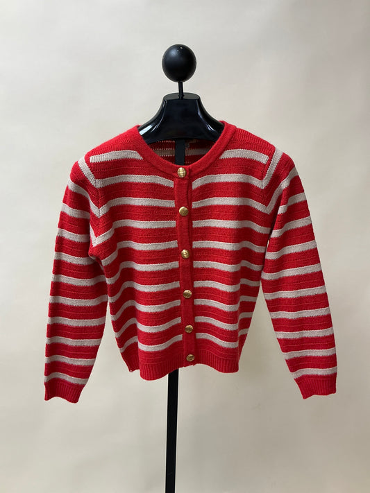 LONG SLV KNIT BUTTON UP (ET71055