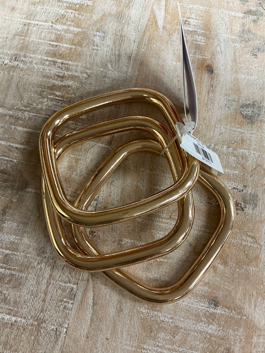 GOLD SQ BANGLE SET(MB1567GD)