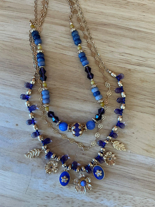 BLUE/GOLD EGYPTIAN NCK