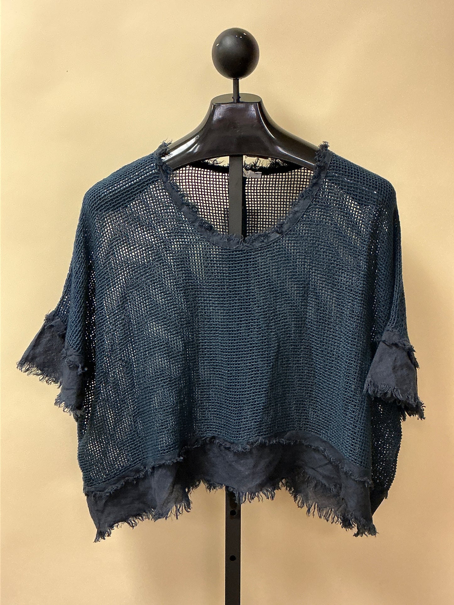FISHNETLINEN TOP