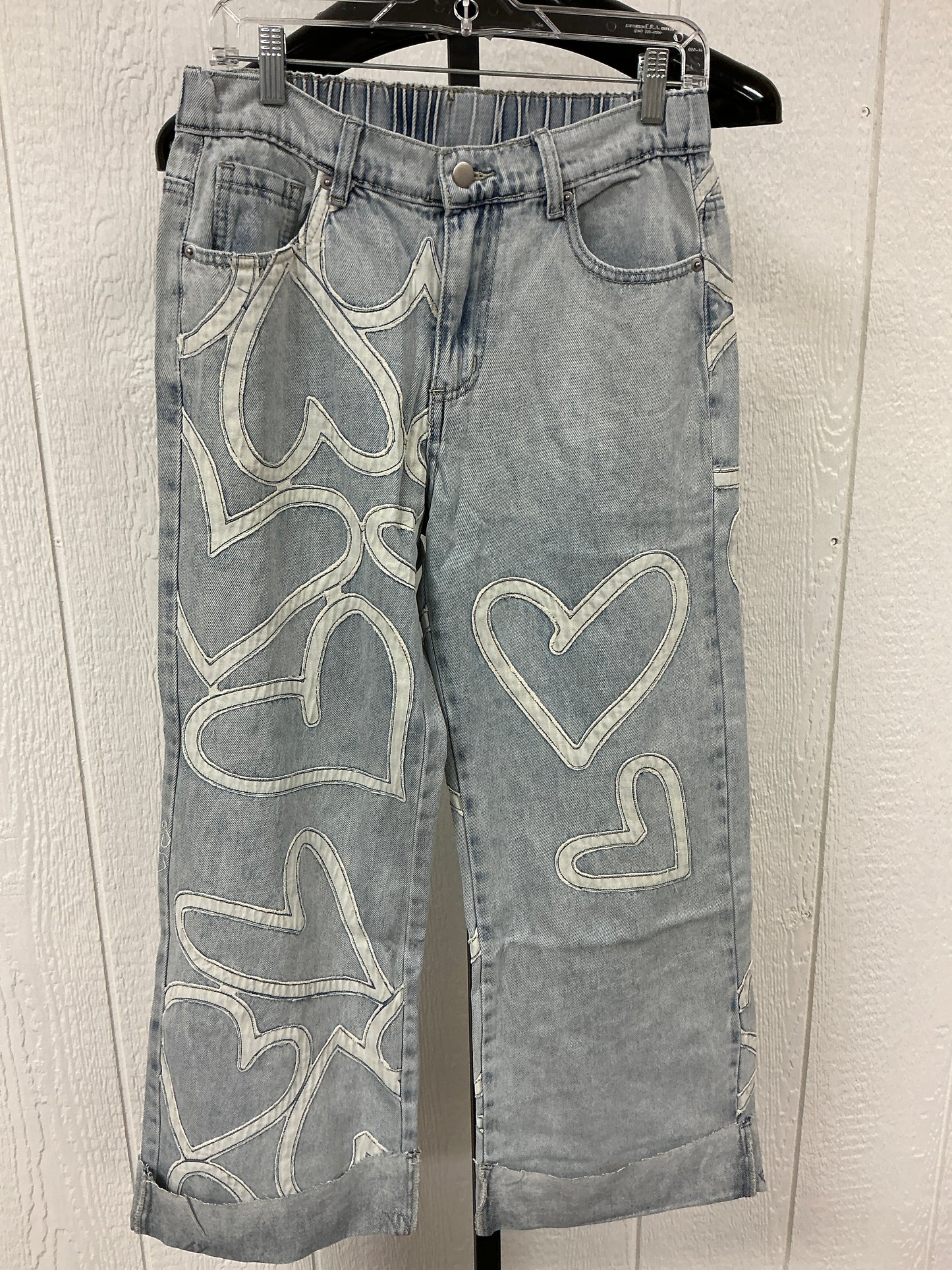 HEART PATCH DENIM JEAN