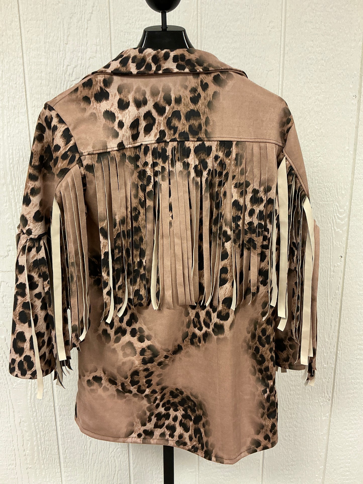 LEO MIXED COLOR JKT W/FRINGE