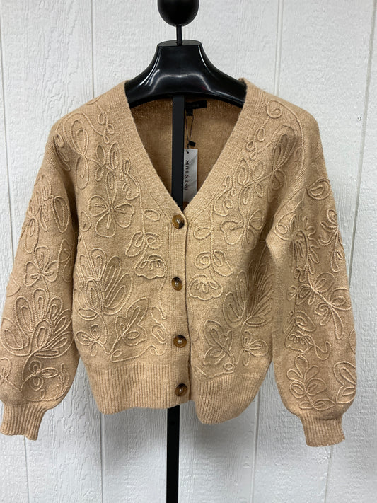 EMB KNIT CARDIGAN (JK-40140-H