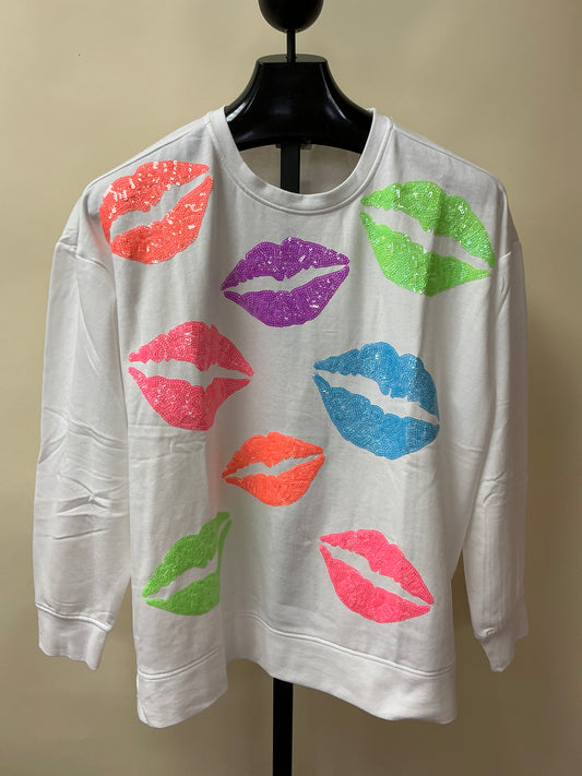 VALENTINE SPARKLE SWEATSHIRT